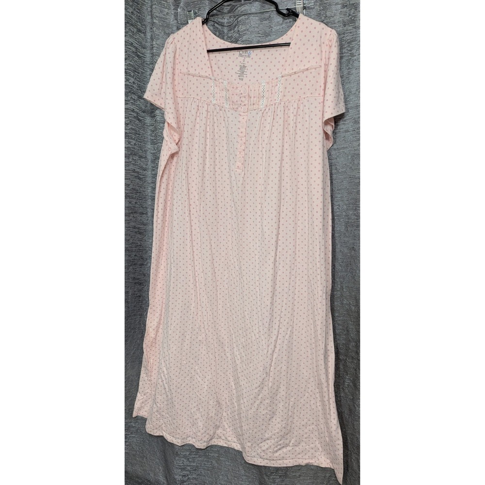 Croft & Barrow Nightgown Women XL Pink Muu Muu/Moo Moo SS
